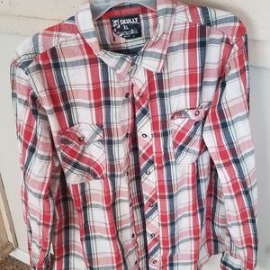 Skully button down shirt